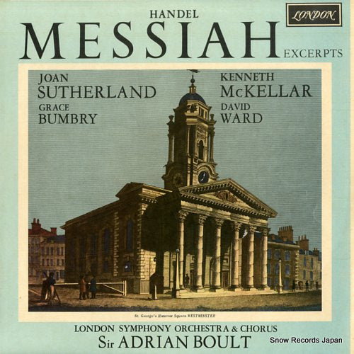 BOULT, ADRIAN handel; messiah excerpts OS25703