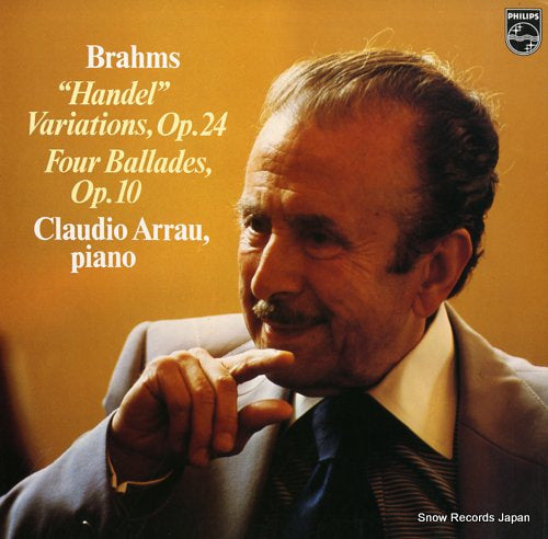 ARRAU, CLAUDIO brahms; "handel" variations, op.24 X-7837