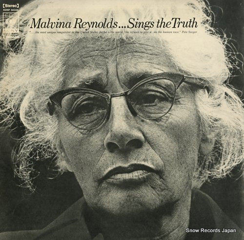 REYNOLDS, MALVINA sings the truth SONP50348