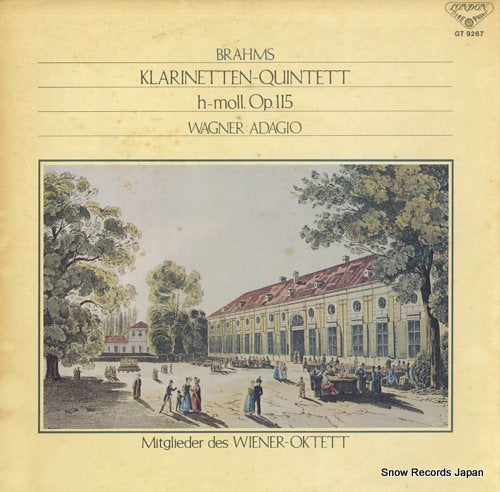 MITGLIEDER DES WIENER-OKTETT brahms; klarinetten-quintett h-moll, op.115 GT9267
