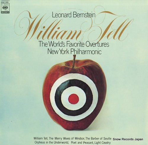 BERNSTEIN, LEONARD william tell the world's favorite overtures 20AC1510