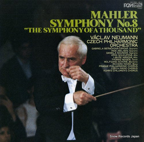 NEUMANN, VACLAV mahler; symphony no.8 " the symphony of a thousand" OX-7261-62-S