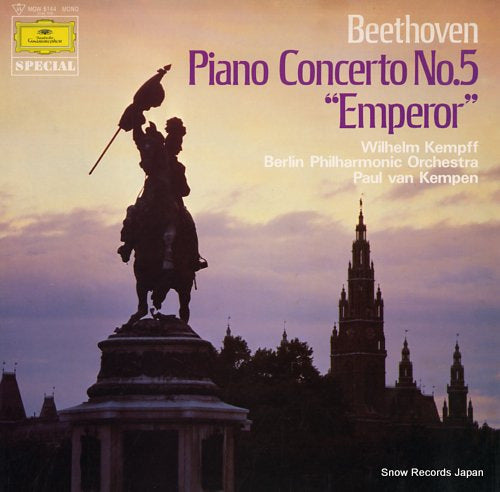 KEMPFF, WILHELM beethoven; piano concerto no.5 "emperor" MGW5144