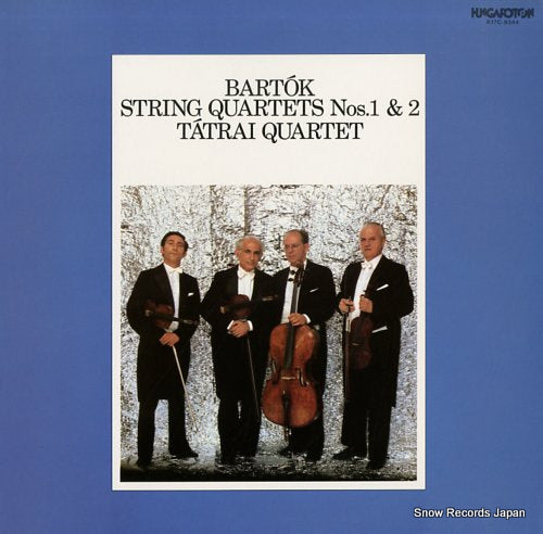 TATRAI QUARTET bartok; string quartets nos.1 & 2 K17C-9344