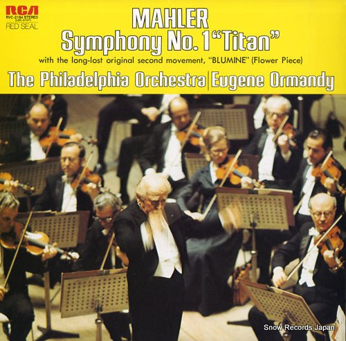 ORMANDY, EUGENE mahler; symphony no.1 "titan" RVC-2184