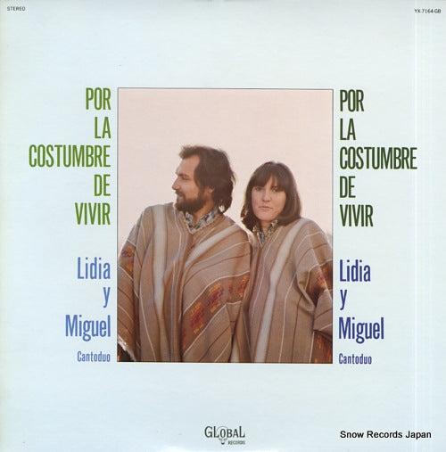 LINDIA Y MIGUEL por la constumbre de vivir YX-7164-GB