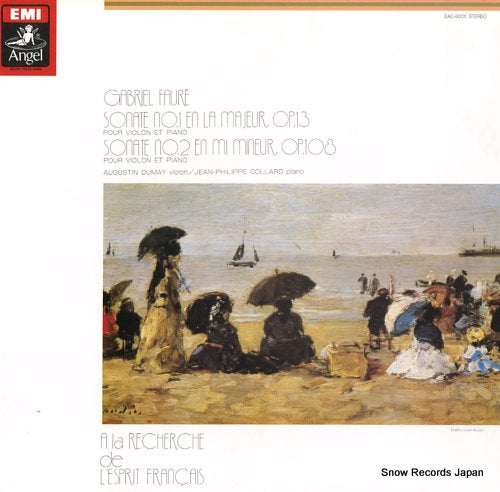 DUMAY, AUGUSTIN, AND JEAN-PHILIPPE COLLARD faure; sonates nos.1 & 2 pour violon et piano EAC-50131
