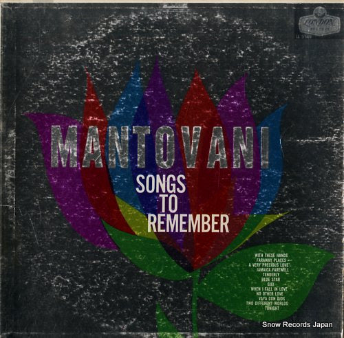 MANTOVANI songs to remember LL3149