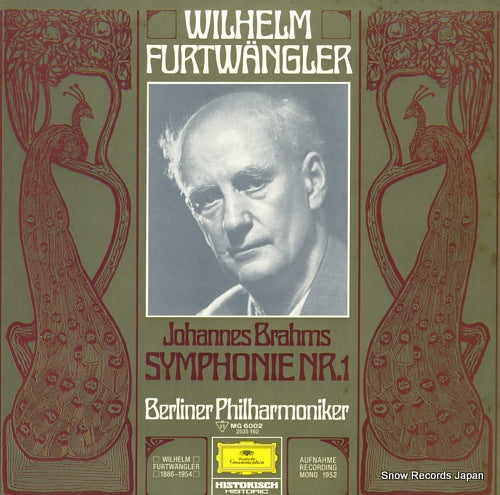 FURTWANGLER, WILHELM brahms; symphonie nr.1 MG6002