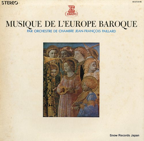 PAILLARD, JEAN-FRANCOIS musique de l'europe baroque OS-2715-RE