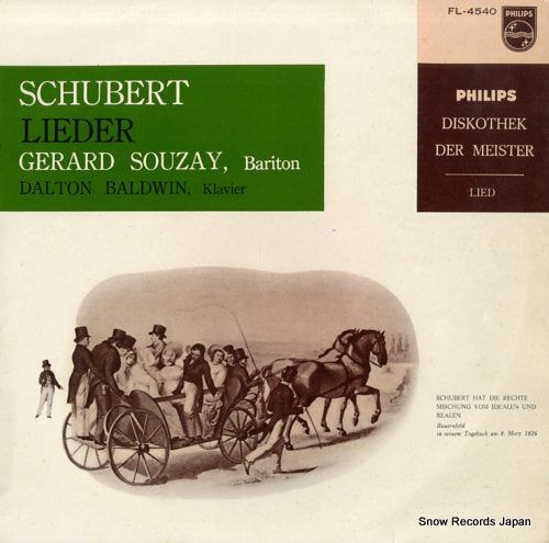 SOUZAY, GERARD schubert; lieder FL-4540