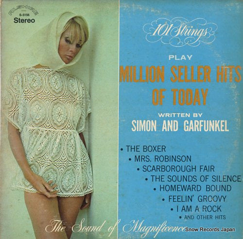 101 STRINGS million seller hits of today written by simon and garfunkel S-5156
