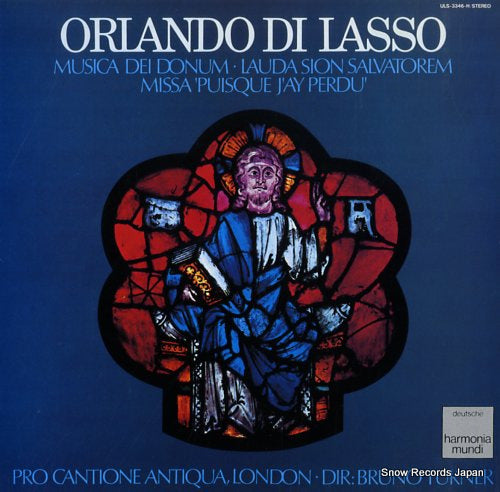 TURNER, BRUNO lasso; musica dei donum, lauda sion salvatorem ULS-3346-H
