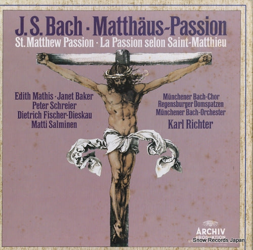 RICHTER, KARL bach; matthaus-passion MAF8149/52
