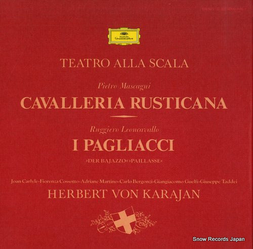 KARAJAN, HERBERT VON mascagni; cavlleria rusticana 60MG0105/7