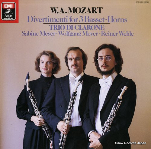 TRIO DI CLARONE mozart; divertimenti for 3 basset - horns EAC-90301