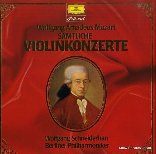 SCHNEIDERHAN, WOLFGANG mozart; samtliche violinkonzerte 410928-1