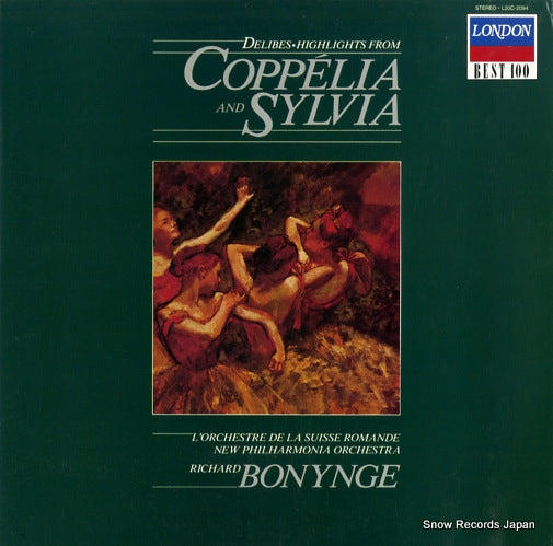 BONYNGE, RICHARD delibes; coppelia and sylvia highlights L20C-2094