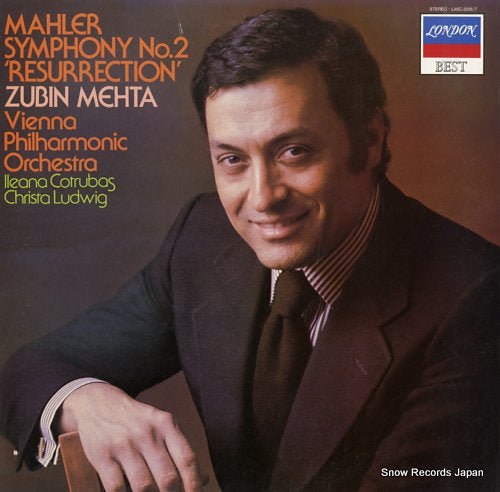 MEHTA, ZUBIN mahler; symphony no.2 "resurrection" L45C-3016/7
