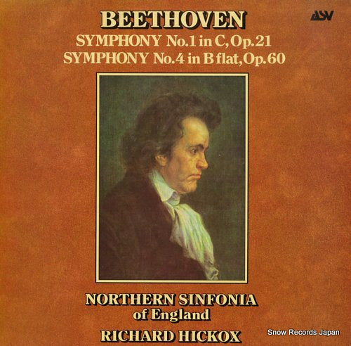 HICKOX, RICHARD beethoven; symphony no.1 & no.4 ALH968