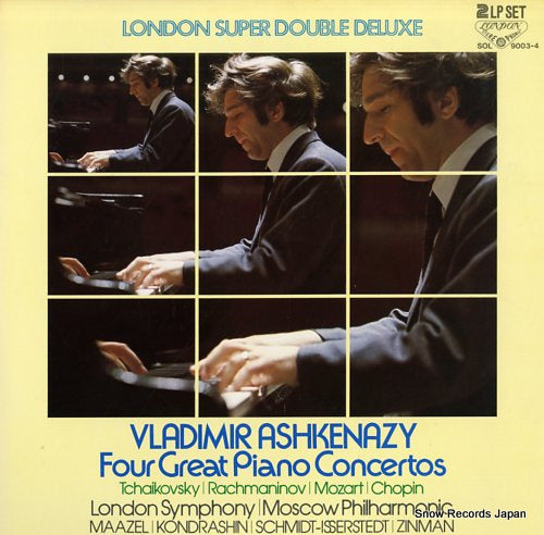 ASHKENAZY, VLADIMIR four great piano concertos SOL9003-4