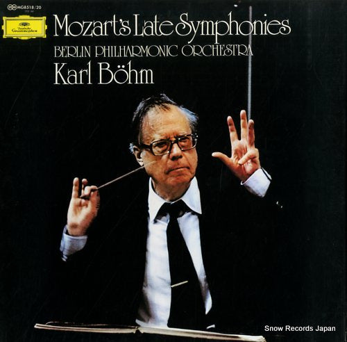 BOHM, KARL mozart's late symphonies MG8518/20