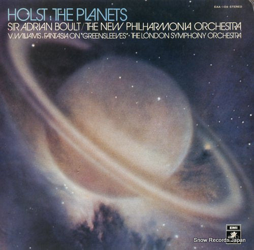 BOULT, ADRIAN holst; the planets EAA-104