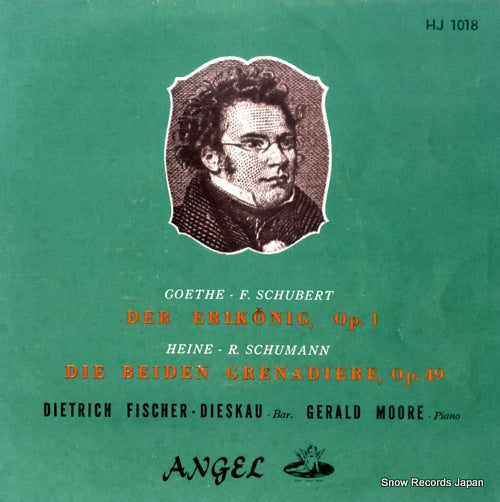 FISCHER-DIESKAU, DIETRICH schubert; der erlkonig op.1 HJ1018
