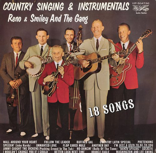 RENO, DON, AND RED SMILEY country singing & instrumentals VIP-5047(M)