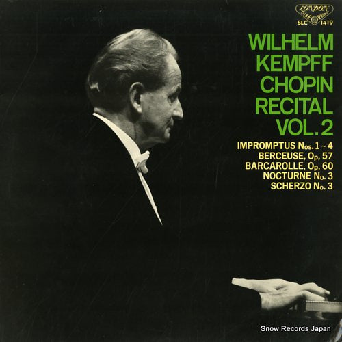 KEMPFF, WILHELM chopin recital vol.2 SLC1419