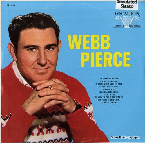 PIERCE, WEBB webb pierce VL73766