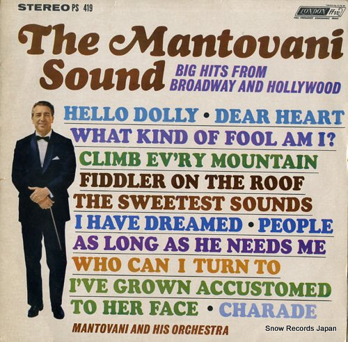 MANTOVANI the mantovani sound PS419