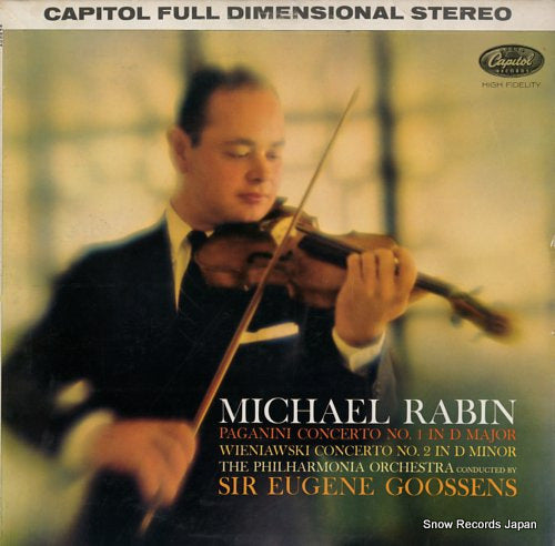 RABIN, MICHAEL paganini; concerto no.1 in d major SP8534