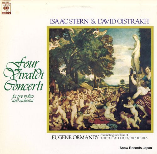 STERN, ISAAC, AND DAVID OISTRAKH vivaldi; concerto for two violins and orchestra 18AC763