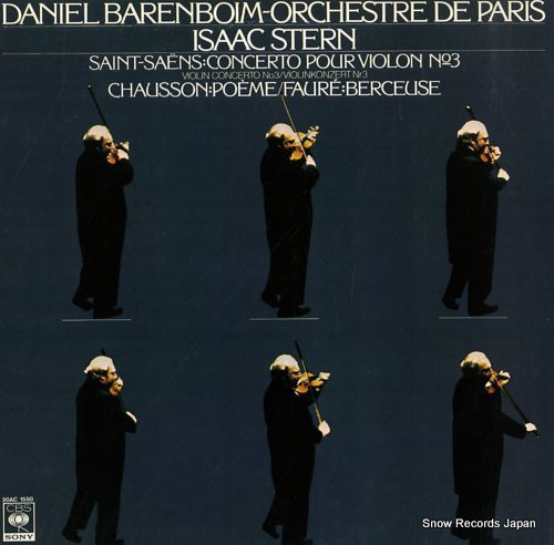 STERN, ISAAC saint-saens; concerto pour violin no.3 20AC1550