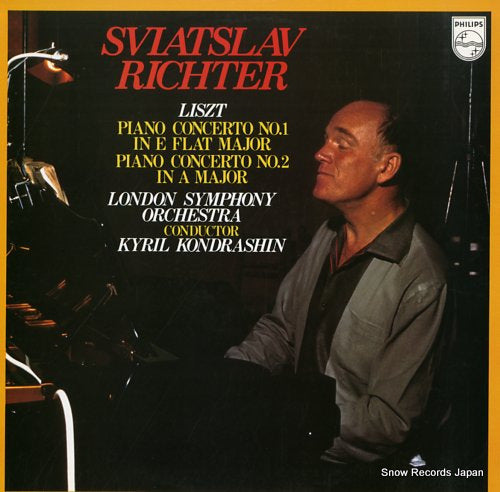 RICHTER, SVIATSLAV liszt; piano concerto no.1 & no.2 13PC-86