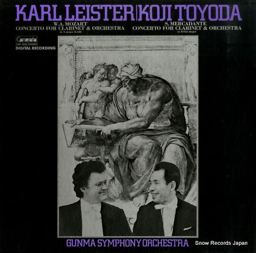 LEISTER, KARL mozart & mercadante; concerto for clarinet & orchestra CMT-1033