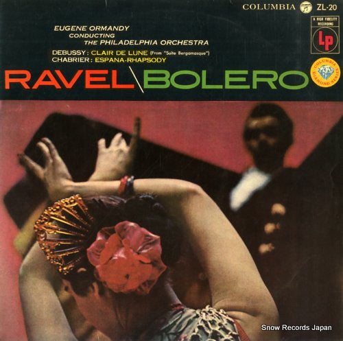 ORMANDY, EUGENE ravel; bolero ZL-20
