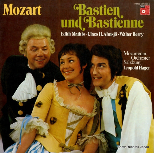HAGER, LEOPOLD mozart; bastien und bastienne KUX-3020-B