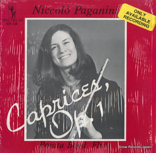 BOYD, BONITA paganini; caprices, op.1 SR-138