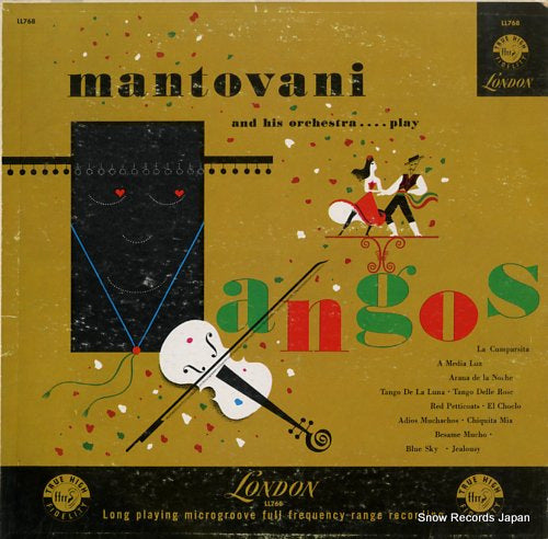 MANTOVANI mantovani plays tangos LL768