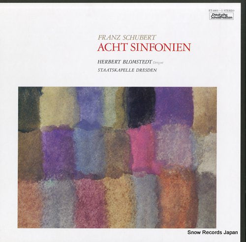 BLOMSTEDT, HERBERT schubert; acht sinfonien ET-6001-5