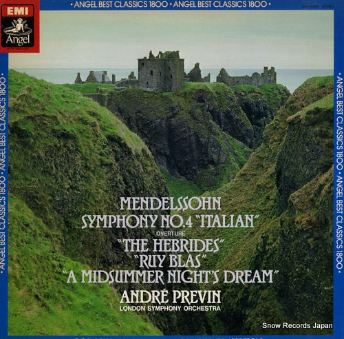 PREVIN, ANDRE mendelssohn; symphony no.4 "italian" EAC-55088