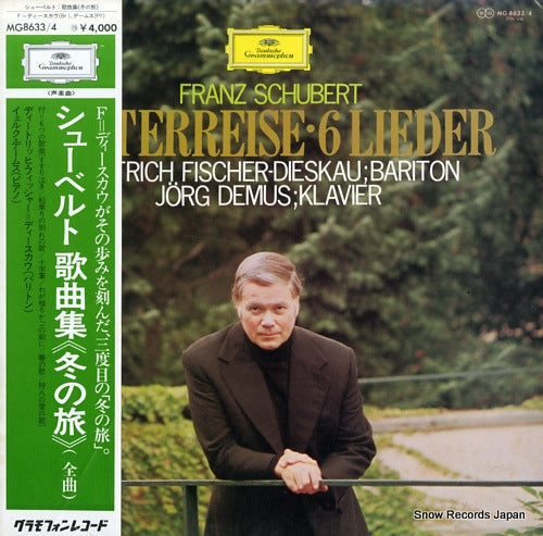 FISCHER-DIESKAU, DIETRICH schubert; winterreise・6 lieder MG8633/4