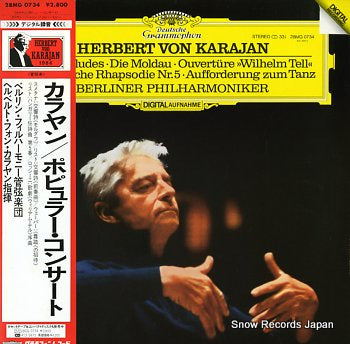 KARAJAN, HERBERT VON les preludes, die moldau, ouverture, wilhelm tell 28MG0734
