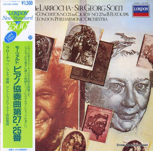 LARROCHA, ALICIA DE mozart; piano concerto no.27 & 25 L15C-2230