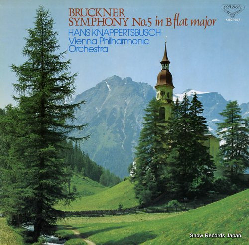 KNAPPERTSBUSCH, HANS bruckner; symphony no.5 in b flat major K15C7037