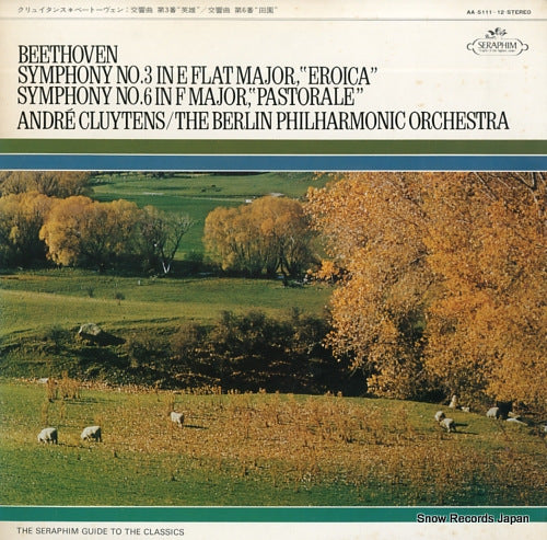 CLUYTENS, ANDRE beethoven; symphony no.3 eroica, no.6 pastorale AA.5111-12