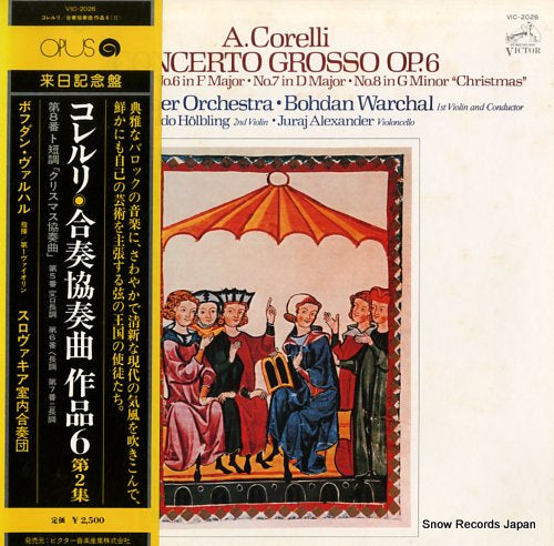 WARCHAL, BOHDAN corelli; concerto grosso op.6 VIC-2026