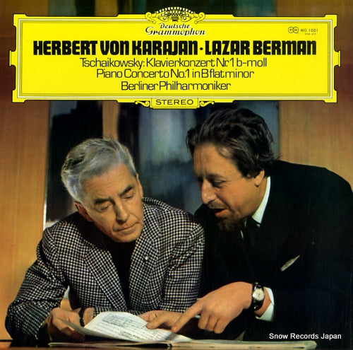 BERMAN, LAZAR tchaikovsky; piano concerto no.1 in b flat minor MG1001